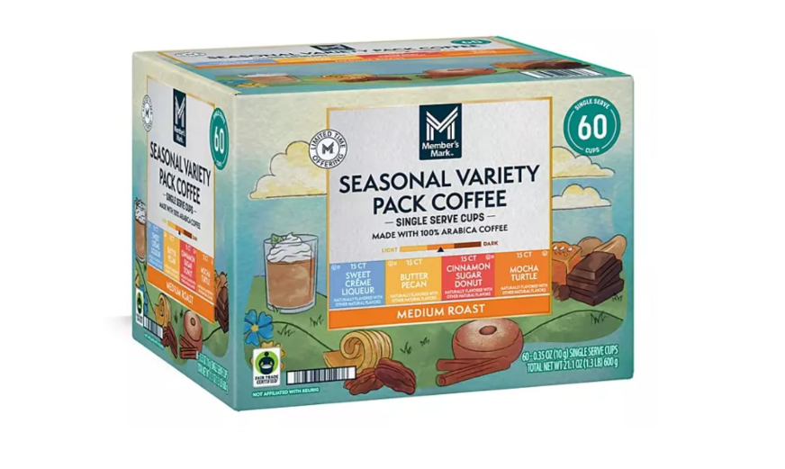 Member Mark K-Kups Spring Seasonal, Variety Pack, Kcups 60 pk.